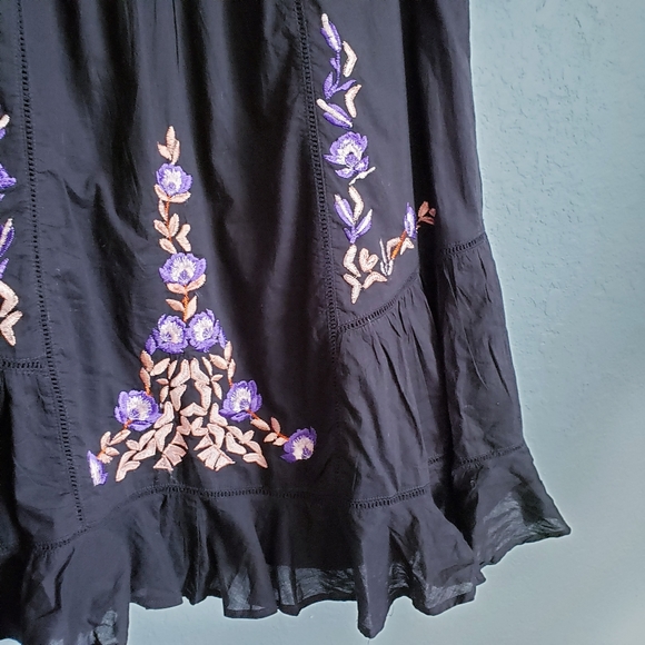 Free People Pavlo Mini Babydoll Embroidered Dress - Picture 4 of 7